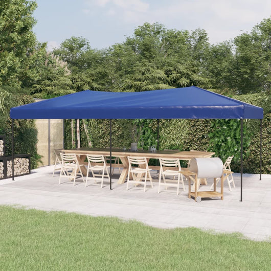 Tenda per Feste Pieghevole Blu 3x6 m 93535