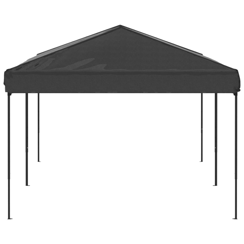 Tenda per Feste Pieghevole Antracite 3x6 m