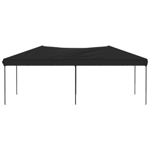 Tenda per Feste Pieghevole Nero 3x6 m