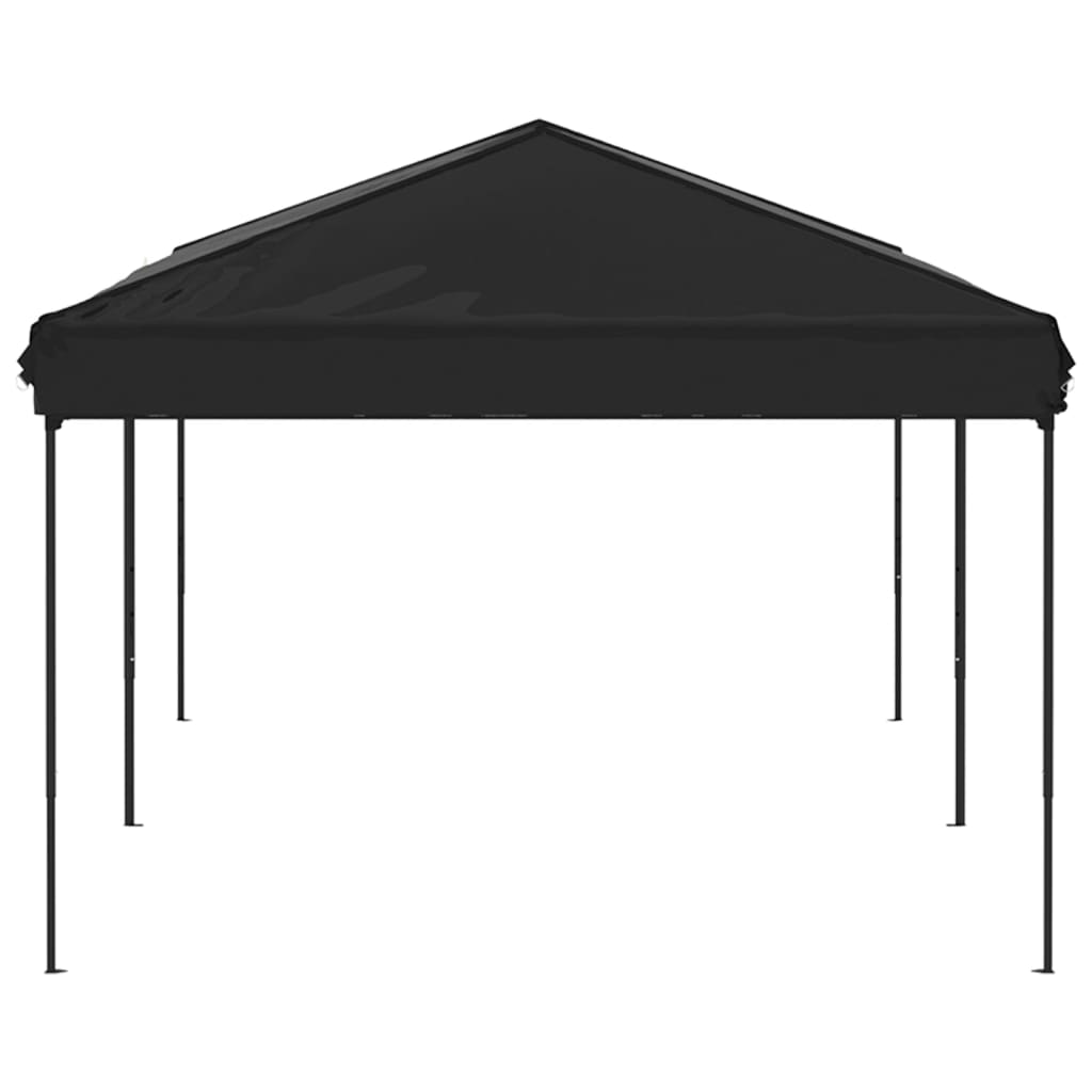Tenda per Feste Pieghevole Nero 3x6 m 93539