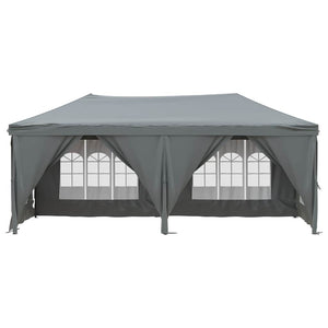 Tenda per Feste Pieghevole con Pareti Laterali Antracite 3x6 m 93544