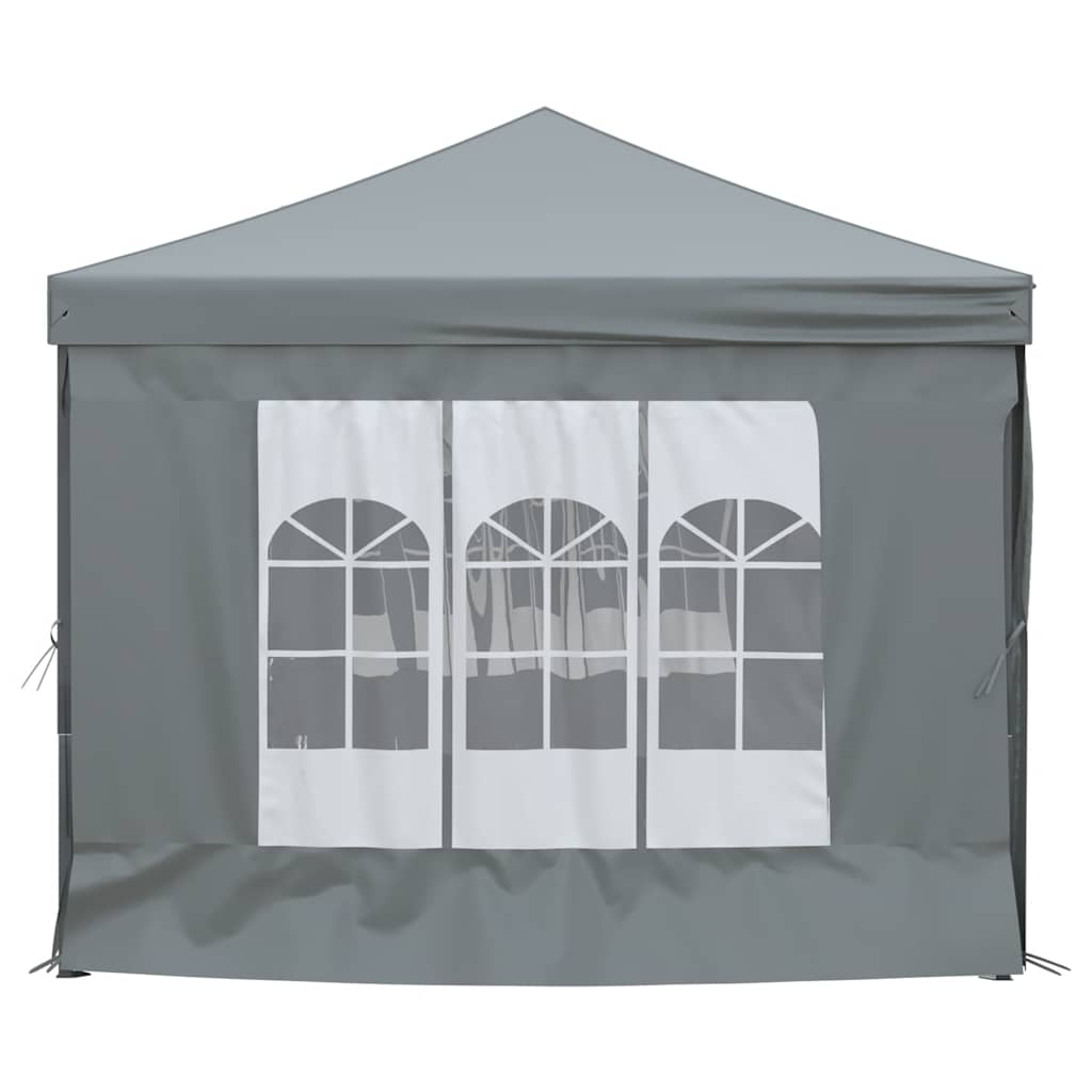 Tenda per Feste Pieghevole con Pareti Laterali Antracite 3x6 m 93544