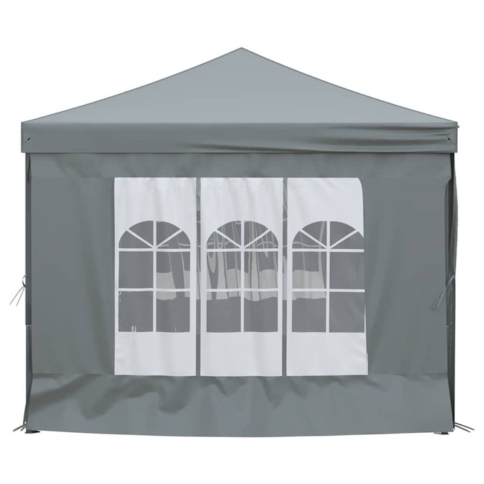 Tenda per Feste Pieghevole con Pareti Laterali Antracite 3x6 m 93544