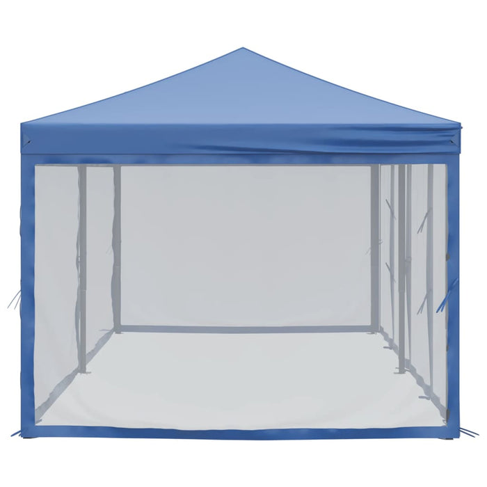 Tenda per Feste Pieghevole con Pareti Laterali Blu 3x6 m 93549