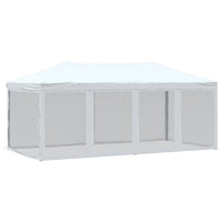Tenda per Feste Pieghevole con Pareti Laterali Bianco 3x6 m 93552
