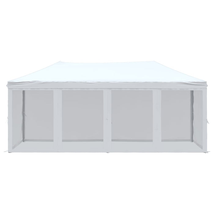 Tenda per Feste Pieghevole con Pareti Laterali Bianco 3x6 m 93552