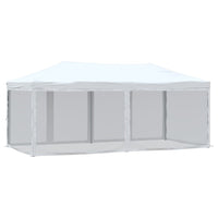 Tenda per Feste Pieghevole con Pareti Laterali Bianco 3x6 m 93552