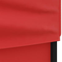 Tenda per Feste Pieghevole con Pareti Laterali Rosso 3x6 m 93555