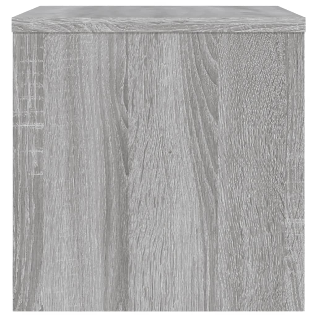 Comodini Grigio Sonoma 2 pz-Set di 2 Tavolino da notte 40x30x30 cm in Legno Multistrato 805263
