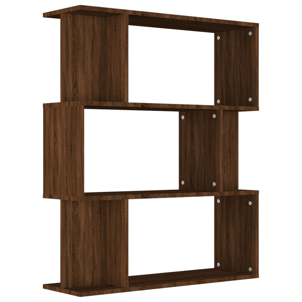 Libreria/Divisorio Rovere Marrone 80x24x96 cm Legno Multistrato cod mxl 9552