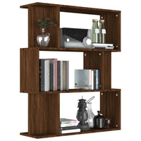 Libreria/Divisorio Rovere Marrone 80x24x96 cm Legno Multistrato cod mxl 9552