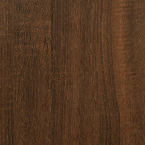 Libreria/Divisorio Rovere Marrone 80x24x96 cm Legno Multistrato cod mxl 9552