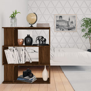 Libreria/Divisorio Rovere Marrone 80x24x96 cm Legno Multistrato cod mxl 9552