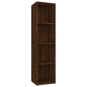 Libreria/Mobile TV Rovere Marrone 36x30x143cm Legno Multistrato cod mxl 8856
