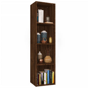 Libreria/Mobile TV Rovere Marrone 36x30x143cm Legno Multistrato cod mxl 8856
