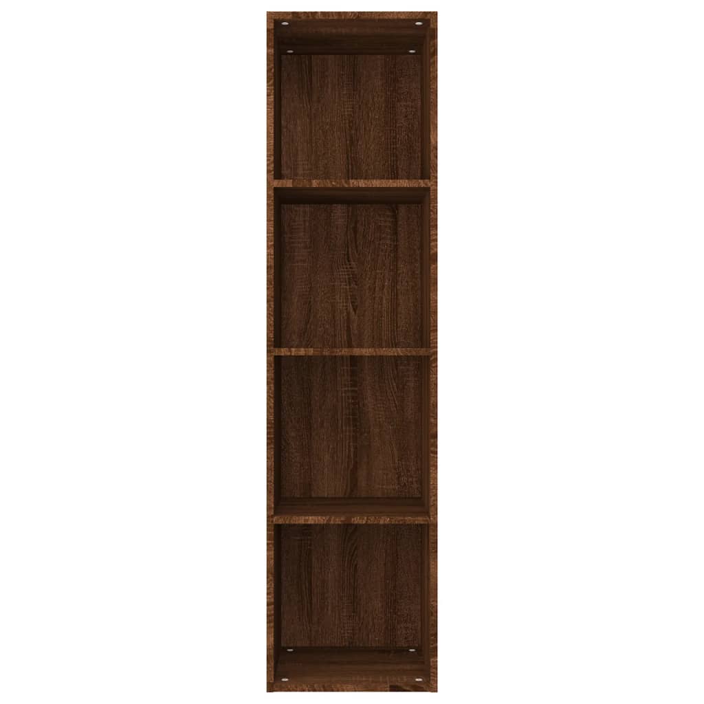 Libreria/Mobile TV Rovere Marrone 36x30x143cm Legno Multistrato cod mxl 8856