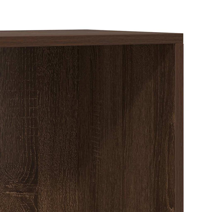 Credenza-Buffet Rovere Marrone 66x30x130 cm Legno Multistrato