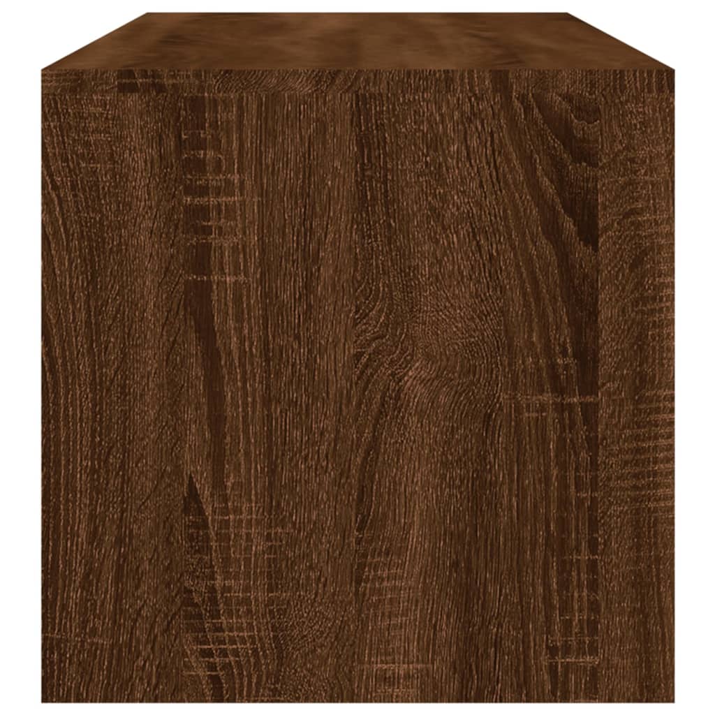 Tavolino Salotto Rovere Marrone 100x40x40 cm Legno Multistrato 815257