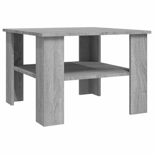 Tavolino da Salotto-Tavolino da soggiorno Grigio Sonoma 60x60x42 cm Legno Multistrato