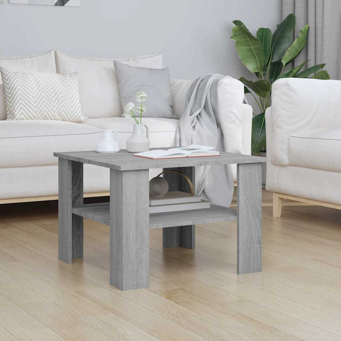 Tavolino da Salotto Grigio Sonoma 60x60x42 cm Legno Multistrato	 cod mxl 6662