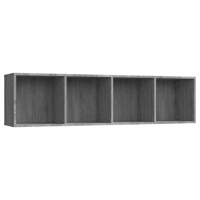 Libreria/Mobile TV Grigio Sonoma 143x30x36 cm Legno Multistrato cod mxl 33070