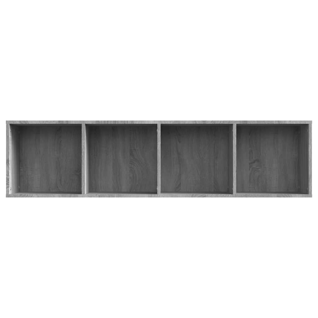 Libreria/Mobile TV Grigio Sonoma 143x30x36 cm Legno Multistrato cod mxl 33070