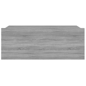 Comodino Pensile Grigio Sonoma 40x30x15cm in Legno Multistrato 815284