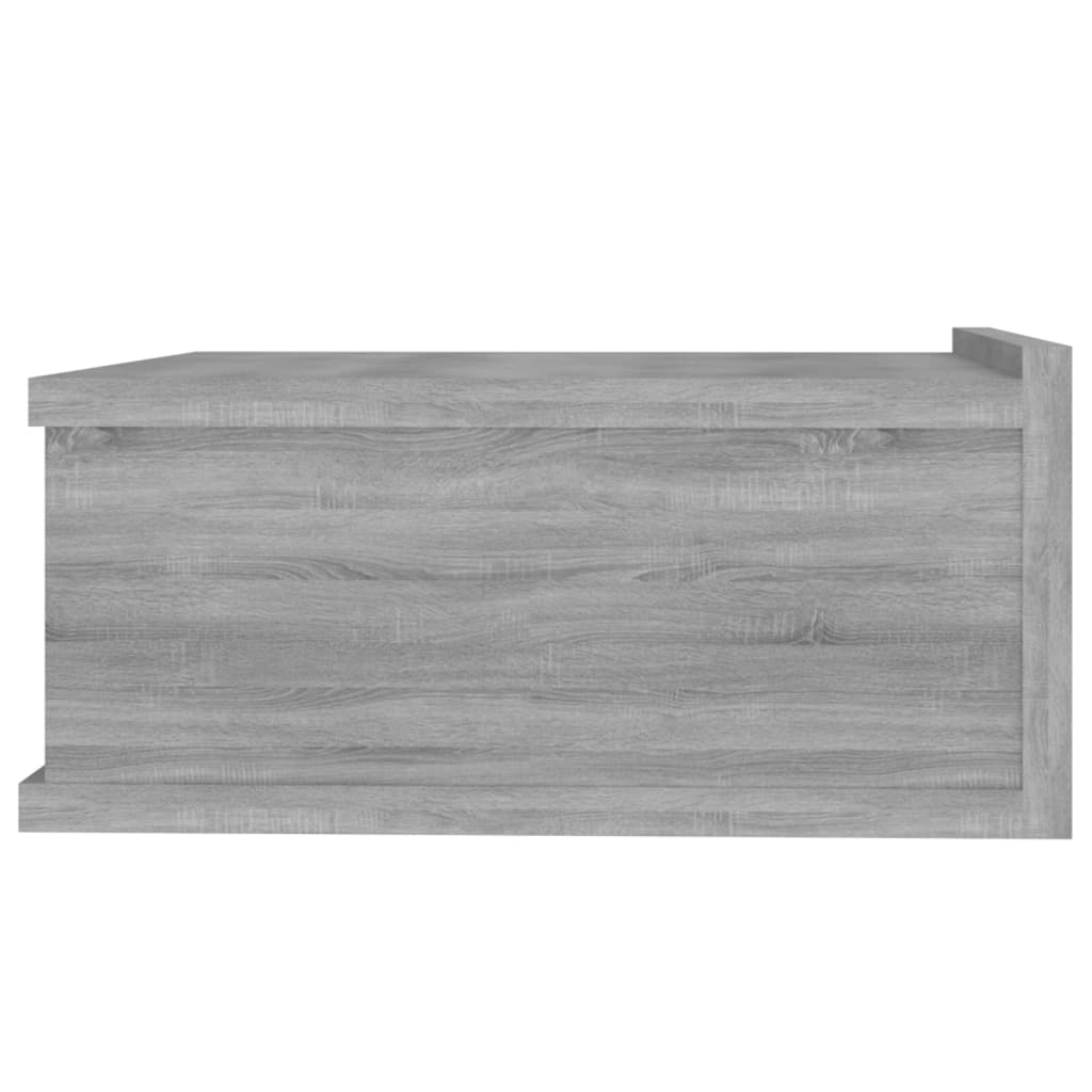 Comodini Pensili Grigio Sonoma 2pz 40x30x15cm Legno Multistrato 815285