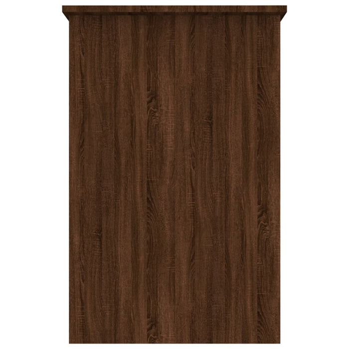 Scrivania Rovere Marrone 100x50x76 cm in Legno Multistrato 815335
