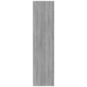 Armadio Grigio Sonoma 100x50x200 cm in Legno Multistrato cod mxl 67452