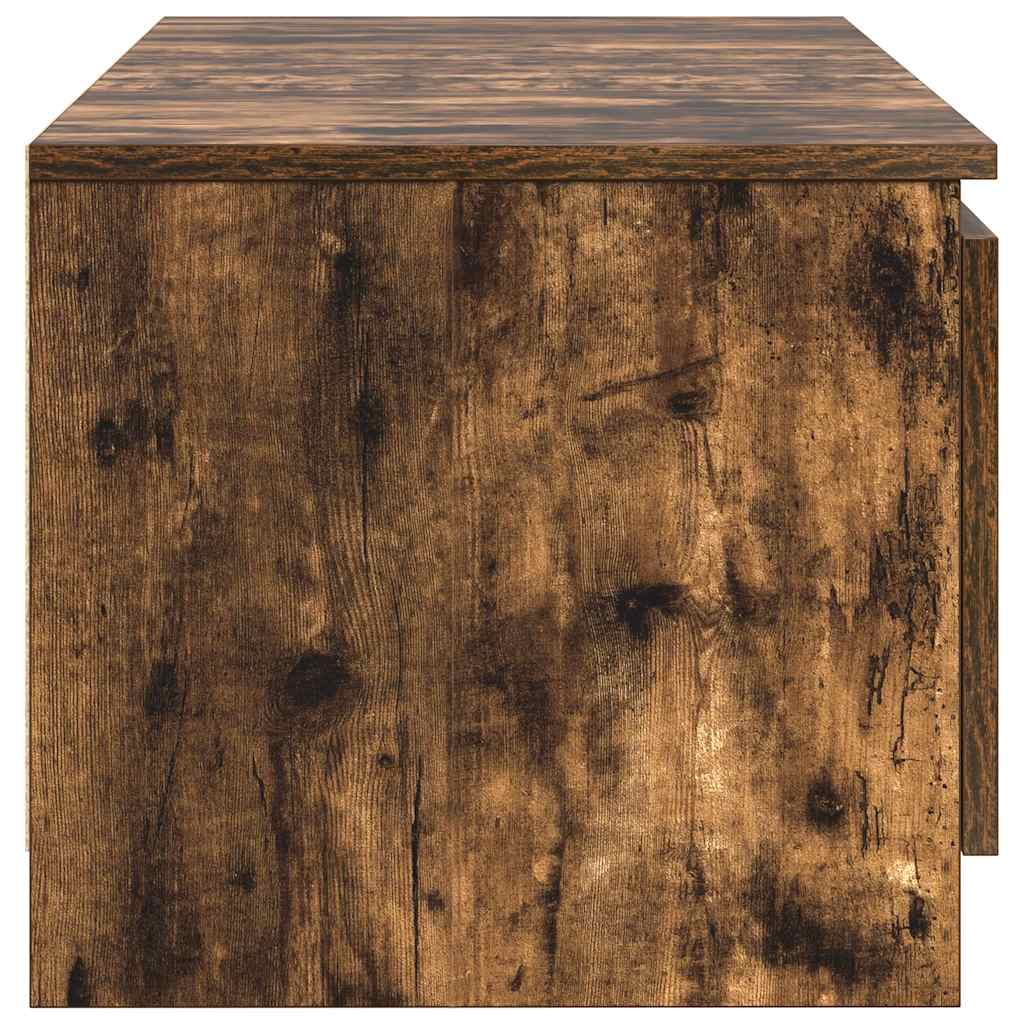 Mobile TV-Credenza per TV-Console TV Rovere Fumo 140x40x35,5 cm in Legno Multistrato