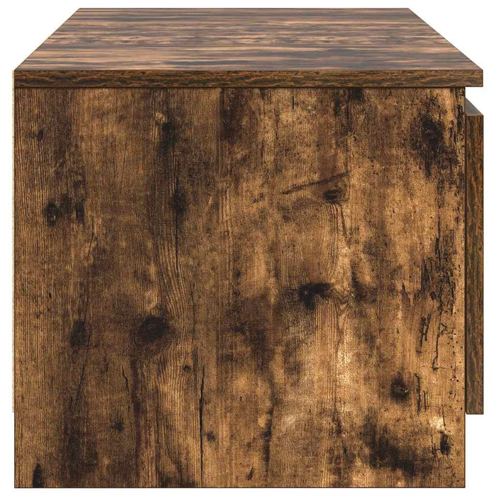 Mobile TV-Credenza per TV-Console TV Rovere Fumo 140x40x35,5 cm in Legno Multistrato