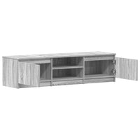 Mobile TV-Credenza TV-Console TV Grigio Sonoma 140x40x35,5 cm in Legno Multistrato