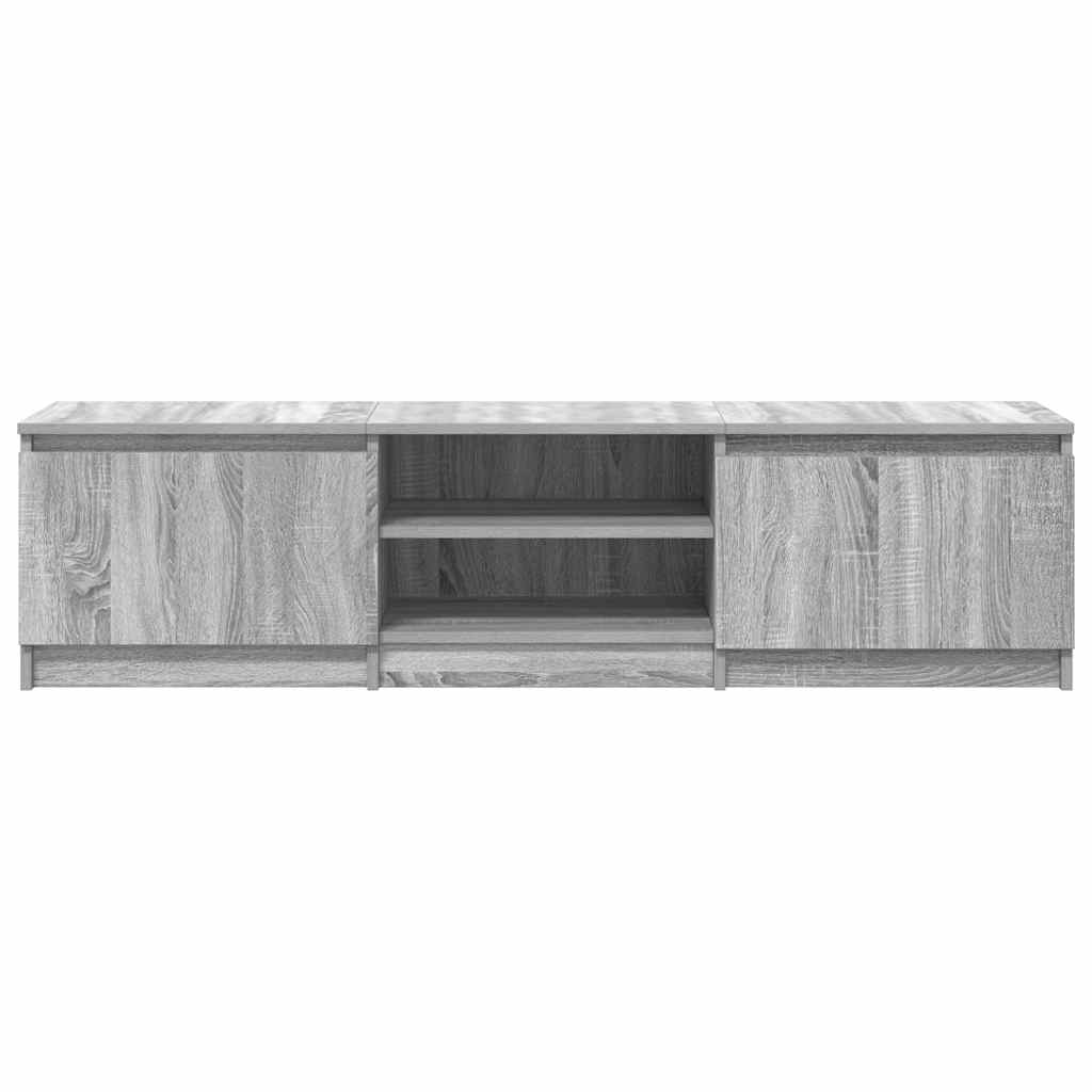 Mobile TV-Credenza TV-Console TV Grigio Sonoma 140x40x35,5 cm in Legno Multistrato