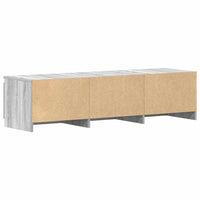Mobile TV-Credenza TV-Console TV Grigio Sonoma 140x40x35,5 cm in Legno Multistrato