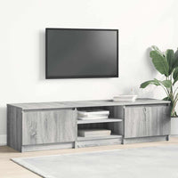 Mobile TV-Credenza TV-Console TV Grigio Sonoma 140x40x35,5 cm in Legno Multistrato