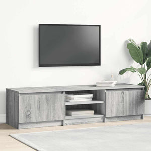 Mobile TV-Credenza TV-Console TV Grigio Sonoma 140x40x35,5 cm in Legno Multistrato