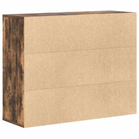 Credenza Rovere Fumo 88x30x70 cm in Legno Ingegnerizzato 815366