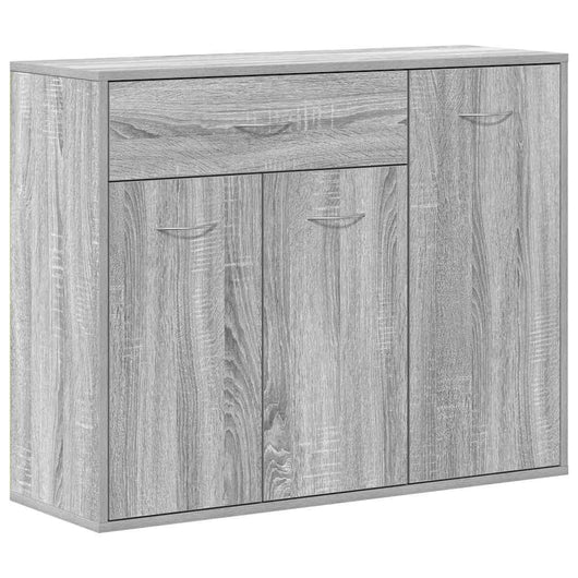Credenza Grigio Sonoma 88x30x70 cm in Legno Ingegnerizzato