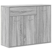Credenza-Buffet-Armadio da cucina Grigio Sonoma 88x30x70 cm in Legno Ingegnerizzato