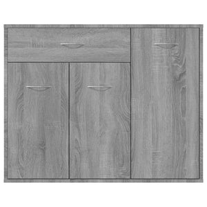 Credenza Grigio Sonoma 88x30x70 cm in Legno Ingegnerizzato 815367