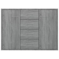 Credenza Grigio Sonoma 88x30x65 cm in Legno Multistrato 815370