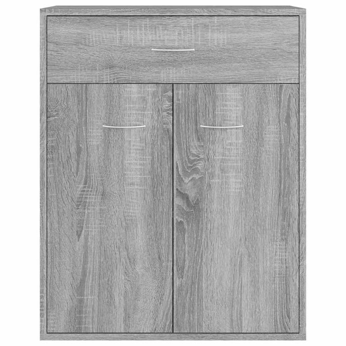 Credenza Grigio Sonoma 60x30x75 cm in Legno Multistrato 815376