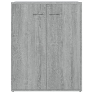 Credenza Grigio Sonoma 60x30x75 cm in Legno Multistrato cod mxl 12669