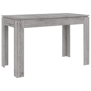 Tavolo da Pranzo Grigio Sonoma 120x60x76 cm Legno Multistrato 815388