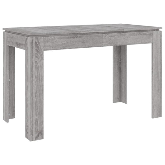Tavolo da Pranzo Grigio Sonoma 120x60x76 cm Legno Multistrato 815388