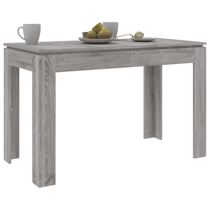 Tavolo da Pranzo Grigio Sonoma 120x60x76 cm Legno Multistrato 815388