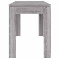 Tavolo da Pranzo Grigio Sonoma 120x60x76 cm Legno Multistrato 815388