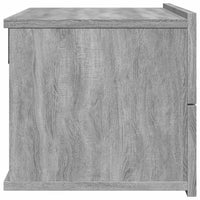 Comodini Grigio Sonoma 2 pz-Set di 2 Tavolino da notte 40x30x30 cm in Legno Multistrato 410389