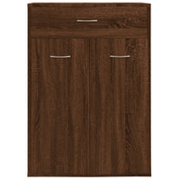 Scarpiera Rovere Marrone 60x35x84 cm in Legno Multistrato 815419